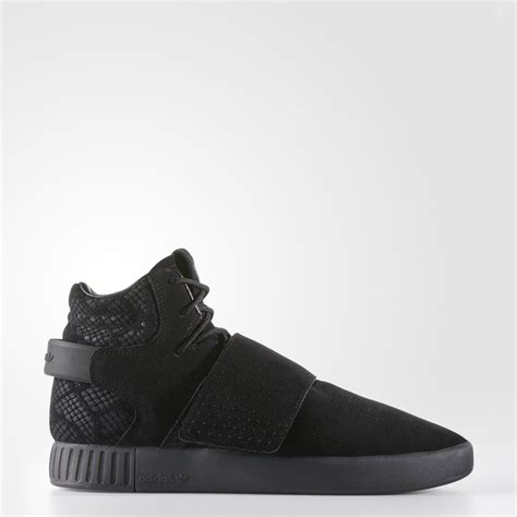 Adidas tubular invader strap shoes